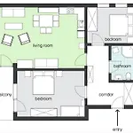 Daire Appartementhaus Mantl *